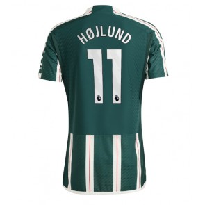 Manchester United Rasmus Hojlund #11 Gostujuci Dres 2023-24 Kratak Rukavima